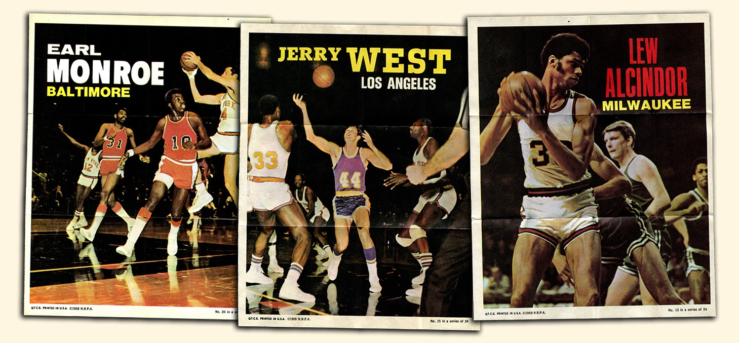 1970-71 Topps Basketball Posters  